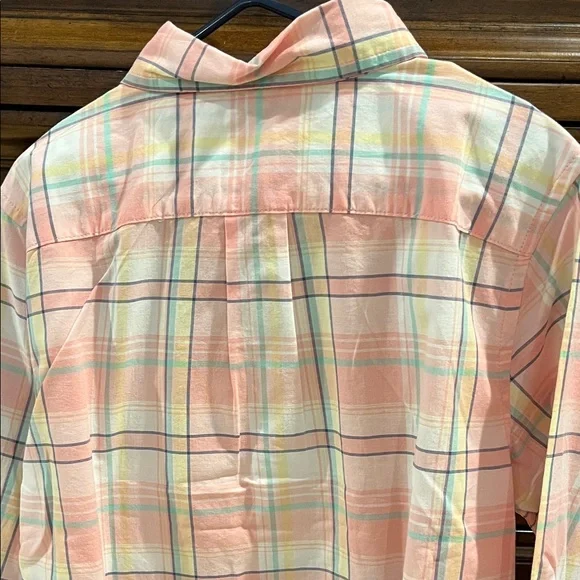 NWT! Janie and Jack Pink Plaid Button-Down Shirt - Picture 6 of 6